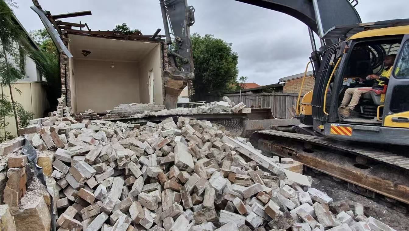 Construction site panorama